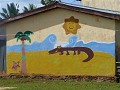 De krokodil, het symbool van Oost-Timor