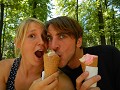 ijsje in het park!