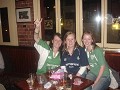 Aisling, Lorna and Emily - in their Irish colours!