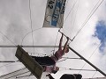 Grasping the trapeze and thinking OH SH*T.........