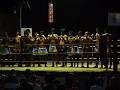 Mui Thai Boxing - The contestants line up and flex