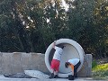 Nele naast de noeste werkers nr 1 en 2