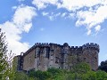 zicht op het imposante kasteel van Suze-la-Rousse 