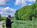 op de fietsroute