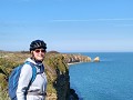zicht op Nele en Pointe du Hoc
