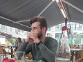 lunch op het terras van Le Pigalle