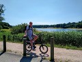 vertrokken voor een rondje rond het meer van Bouze