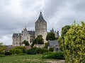 zicht op het kasteel vanop het uitzichtpunt van de
