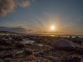 zonsondergang aan de Tralee Bay