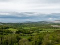 boven op Corkscrew Hill met zicht op The Burren (l