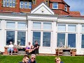 Terras van Victoria Hotel in Robin Hood's Bay