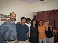 Aparna in oranje en andere CS hosts in Mumbai