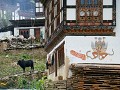 Bauernhaus mit dem Symbol für Fruchtbarkeit.