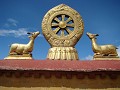 Das Lebensjahr des Buddhismus auf dem Dach des Jok