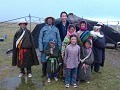 Nomadenfamilie und unser Guide "Tenzin".