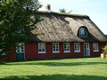 Alle Häuser haben Strohdächer in Fanö!
