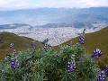 Sicht auf Quito von 4100 m