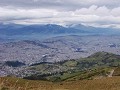 Sicht auf Quito von 4100 m