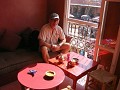 Im Teehaus auf dem Sug von Marrakech.