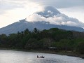 Der aktive Vulkan Conception vom Nicaraguasee aus 