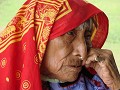 Ein alte Kuna Frau auf der Insel Porvenir