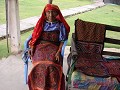 Kunafrau mit Molas, die wir von ihr abgekauft habe