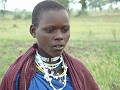 Eine Massai-Frau