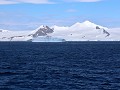 Antarctica, varen door Antarctic Sound, tussen eno