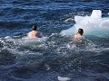 Antarctica, Brown Bluff, polar plunge  