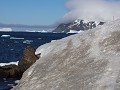 Antarctica, Brown Bluff, wandelen over de gletsjer