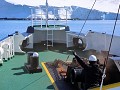 Antarctica, Hope Bay, Plancius gaat voor anker  