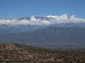 Los Cardones PN naar Cachi, RP33, besneeuwde Nevad