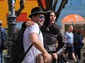 Buenos Aires, La Boca, tango danseres met toerist