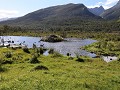 Mirador Cerro Cornu, meer met beverburcht, aan onz