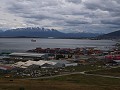 Ushuaia, uitzicht op de stad en zijn haven