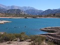 Embalse Potrerillos, wandelen aan het stuwmeer