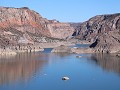 Cañon del Atuel, Valle Grande Reservoir, stuwmeer