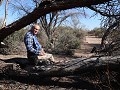Reserva Prov. Telteca, picknick tijdens wandeling 
