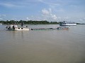 Sundarban boottocht, zicht op de rivier