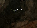 Twin Caves, in de verte zien we boven ons de uitga