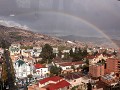 La Paz, zicht vanuit de kabelbaan