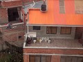 La Paz, overal wordt regenwater opgevangen