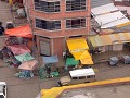 La Paz, straatbeeld vanuit de kabelbaan