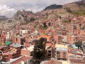 La Paz, met de kabelbaan over de stad