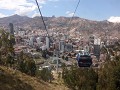 La Paz, kabelbaan over de stad, geniaal openbaar v