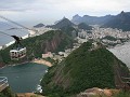 vanop Suikerbrood, zicht op Rio, stranden, Copacab