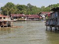 Kampong Ayer bij hoog water