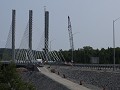 brug in aanbouw langs Trans-Canada Highway