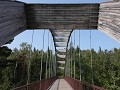 Ouimet Canyon provincial park, houten brug