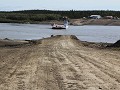 Dempster Highway dag 5, Peel River ferry, de eerst